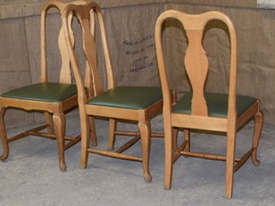8 French Beech Chairs