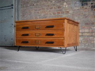 Oak Plan Chest Coffee Table 