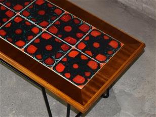 Retro Tiled Top Coffee Table 