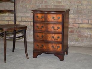 Georgian Style Serpentine Chest of Drawers