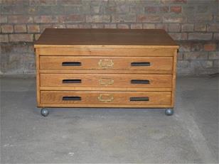 Oak Plan Chest Coffee Table