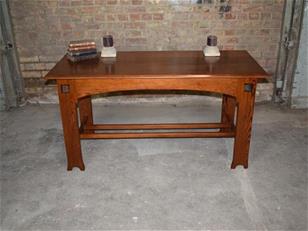 Antique Pine Console Table