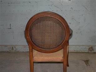 Art Deco Walnut Berger Chair for Upholstery ZX2344