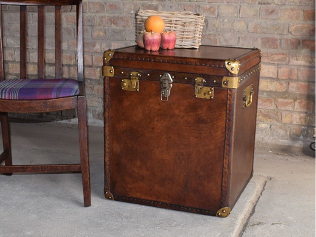 Leather Bound Trunk